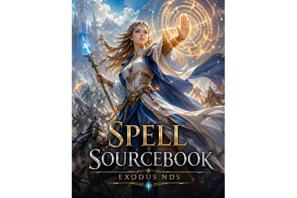 Spell Sourcebook - Exodus NDS cover